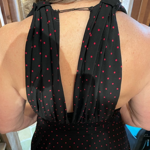 Lined plunging neckline & back dress - Picture 2 of 6